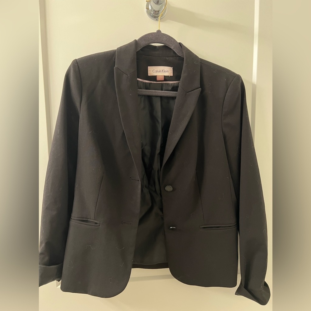 Black Calvin Klein blazer